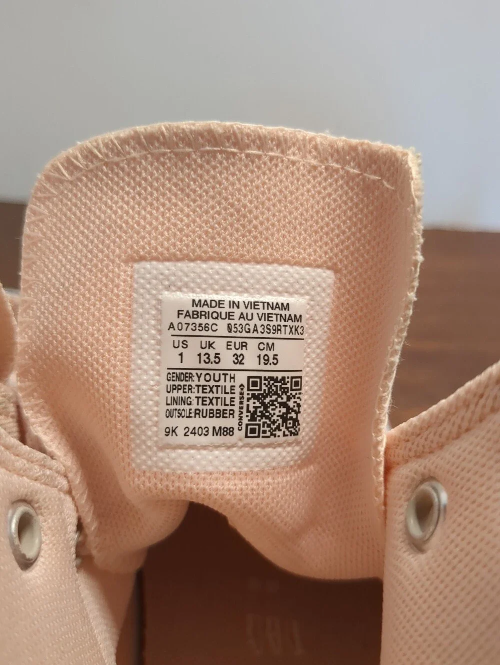 CONVERSE Chuck Taylor All Star EVA Lift Platform Sneakers Pink Kids Size US 1Y